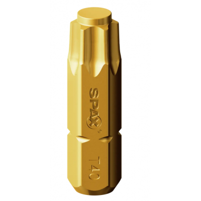 SPAX BITS TORX+RONDING T40 25MM