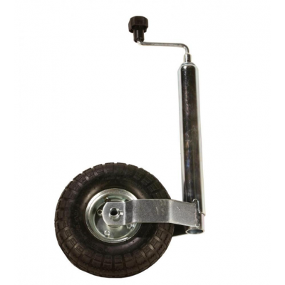 Roue jockey Ø48mm métal 250kg pneu air eco