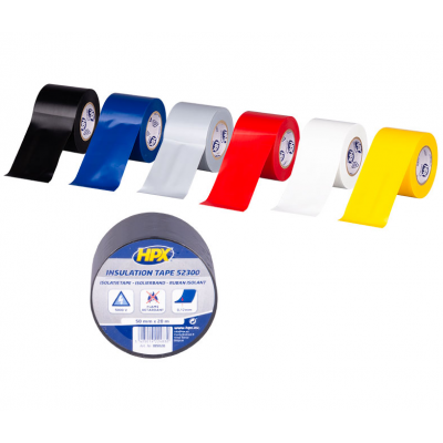 HPX ISOLATIETAPE 52300 50MMX20M GEEL