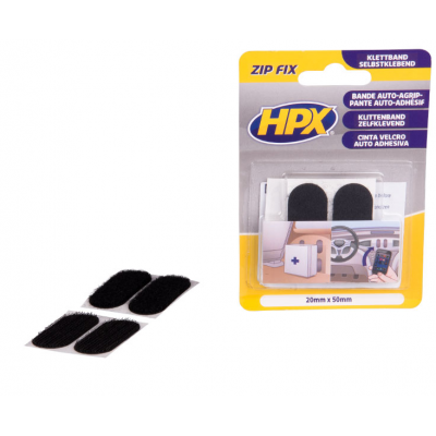 HPX ZIP FIX KLITTENBAND PADS 20MMX50MM