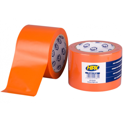 HPX BESCHERMINGSTAPE PVC ORANJE 75MMX33M