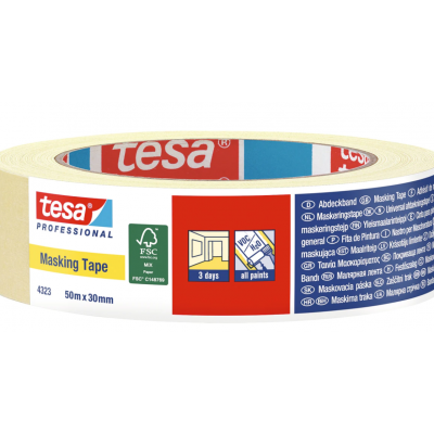 TESA MASKING TAPE 4323 CREPE 30MMX50M