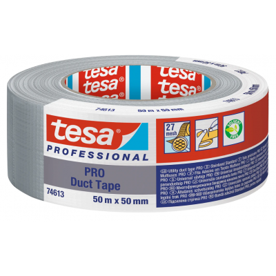 TESA DUCT TAPE 74613 ARGENT 50MMX50M