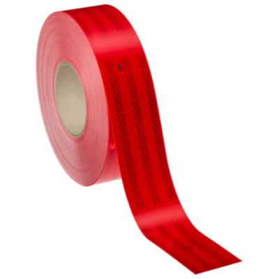 3M REFLECTERENDE TAPE ROOD 55MM