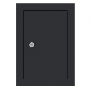 ALBO PORTE DE BOITE AUX LETTRES 529/1 200X300 NOIR 9005