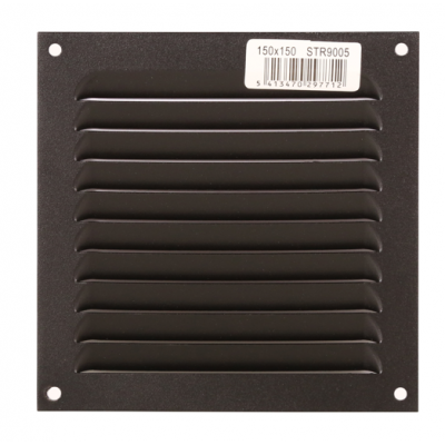 RENSON ROOSTER 436 150X150MM ZWART