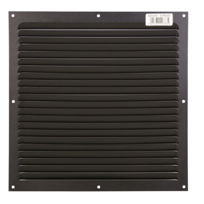 Renson Grille Estampee Alu 436 300x300mm Structure 9005 (Noir)   