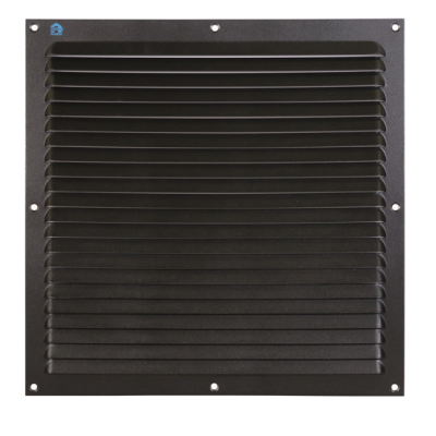 Renson Grille Estampee Alu 436 300x300mm Structure 9005 (Noir)   