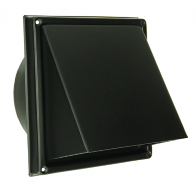 Renson Grille De Hotte a Encastrer 641 Dia 125 Inox Noir