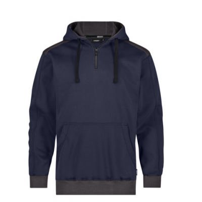 DASSY HOODIE MET KAP INDY BLAUW/GR. L