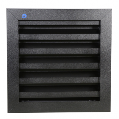 Renson Grille Murale ALU 411 200x200mm noir