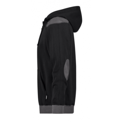 DASSY HOODIE MET KAP INDY ZWART/GR. L