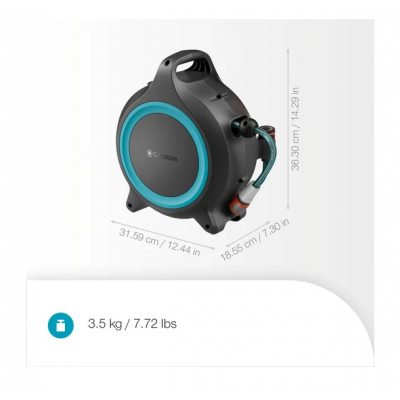 GARDENA Dévidoir portable MoveMatic, Stockage de tuyau