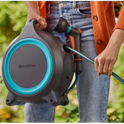 GARDENA Dévidoir portable MoveMatic, Stockage de tuyau