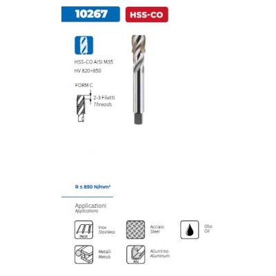 KRINO Taraud machine 10267 HSS-CO 1/8" BSP