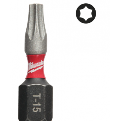 MILWAUKEE SHOCKWAVE BITS TX15 25MM 3ST