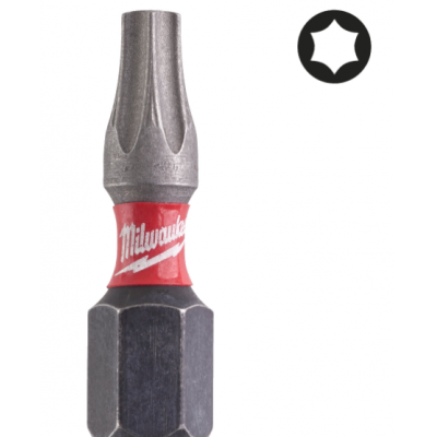 MILWAUKEE SHOCKWAVE BITS TX40 25MM 3ST