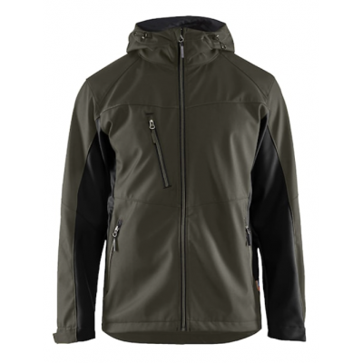 BLAKLADER SOFTSHELL JAS 4753 GROEN XXL