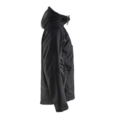 BLAKLADER SOFTSHELL JAS 4753 ZW/GR XXL