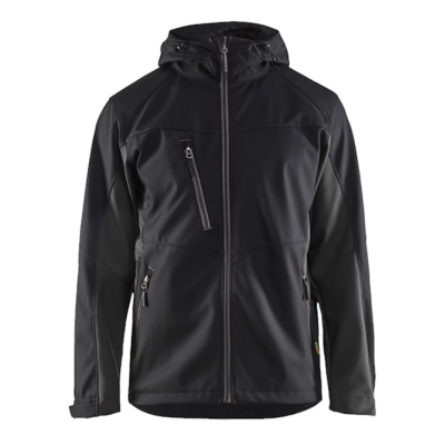 BLAKLADER SOFTSHELL JAS 4753 ZW/GR L