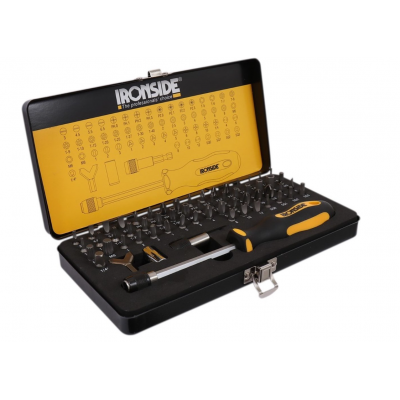 IRONSIDE BITSSET 1/4" 25MM 60-DLG