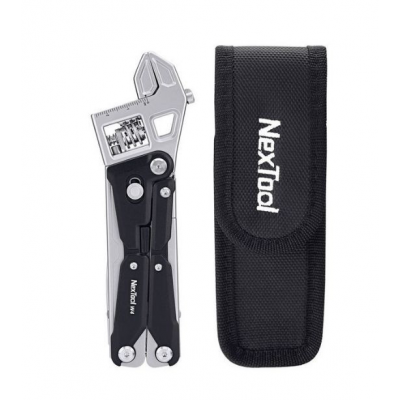 NEXTOOL MULTITOOL ENGELSE SLEUTEL ZWART