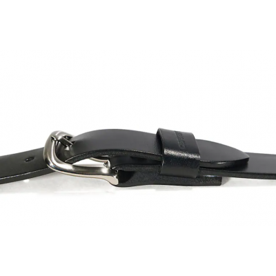 CARHARTT LEATHER BELT CLASSIC BLACK W40