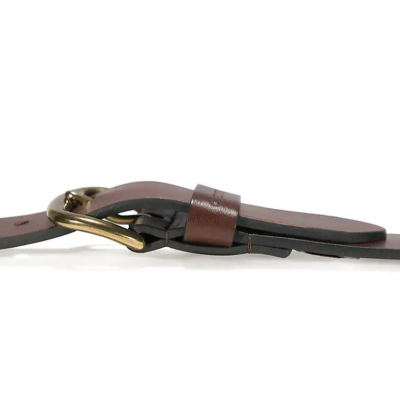 CARHARTT LEATHER BELT CLASSIC BROWN W36