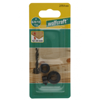 WOLFCRAFT JEU DE BUTÉES DE PROFONDEUR 3 PIÈCES