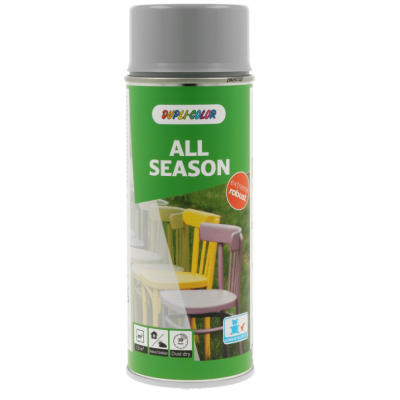 DUPLI-COLOR ALL SEASON SPUITBUS HG RAL 7001 400ML