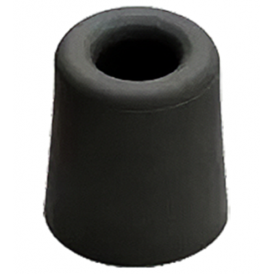 DEURSTOP RUBBER ZWART 38X50MM