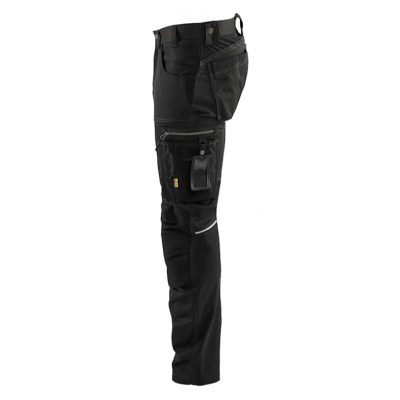 BLAKLADER PANTALON 1799 NOIR STRETCH C48