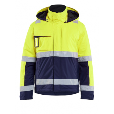 BLAKLADER WINTERJAS 4870 HI-VIS GEEL/BLAUW L