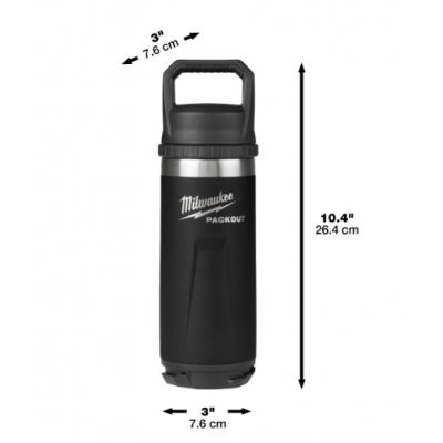 MILWAUKEE PACKOUT THERMOSFLES 710ML ZW.