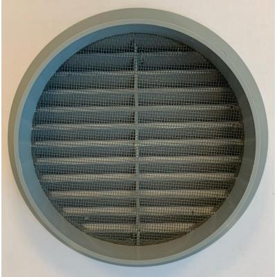 LUCHTROOSTER ROND GRIJS 100MM 3KO-100