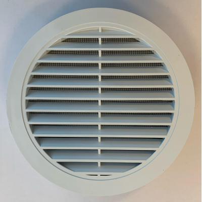 LUCHTROOSTER PVC ROND WIT 125MM 1KO-125