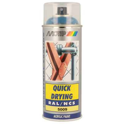 MOTIP SPUITBUS ACRYL HG RAL 5009 400ML.