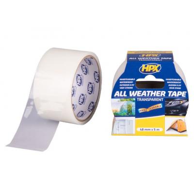 HPX ALL WEATHER TAPE TRANSP. 48MMX5M.