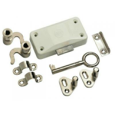 JUNIE MEUBELDRAAISTANGSLOT D15/20 WIT