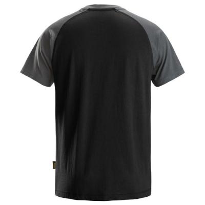 SNICKERS T-SHIRT 2550 ZWART/GRIJS XXL