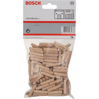 BOSCH HOUTDEUVELS 6X30MM 200ST.