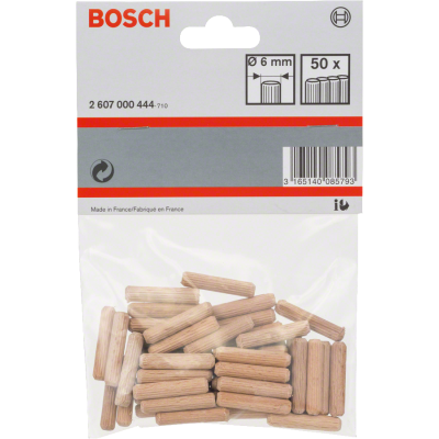BOSCH HOUTDEUVELS 6X30MM 50ST.