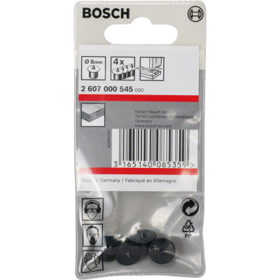BOSCH CENTERPUNT HOUTDEUVELS 8MM 4ST.