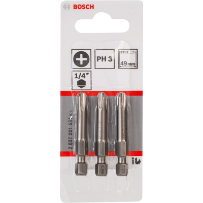 BOSCH BITS PH3 49MM 3ST.