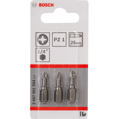 BOSCH BITS PZ1 25MM 3ST.