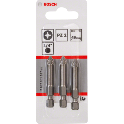 BOSCH BITS PZ2 49MM 3ST.