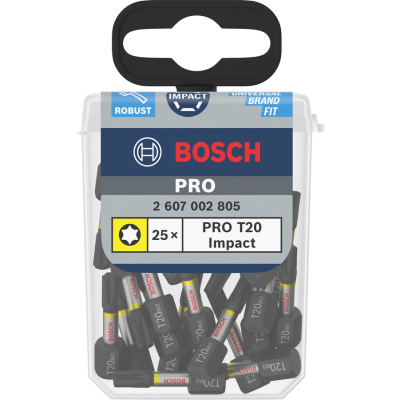 BOSCH BITS IMPACT T20 25MM 25ST.