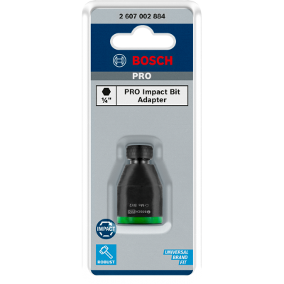 BOSCH PRO Impact Bit Adapter, 1/4"