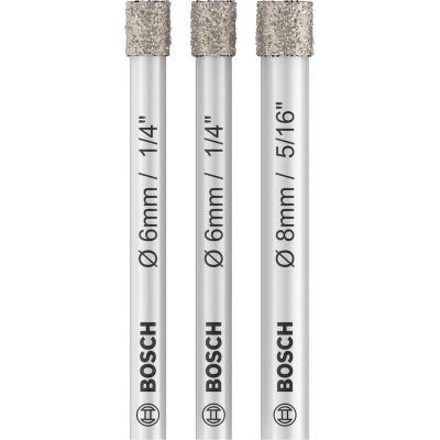 BOSCH Coffret de forets à sec PRO Ceramic dry, 3 pièces