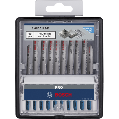 BOSCH WIPZAAGBLADSET PRO 10-DLG METAAL